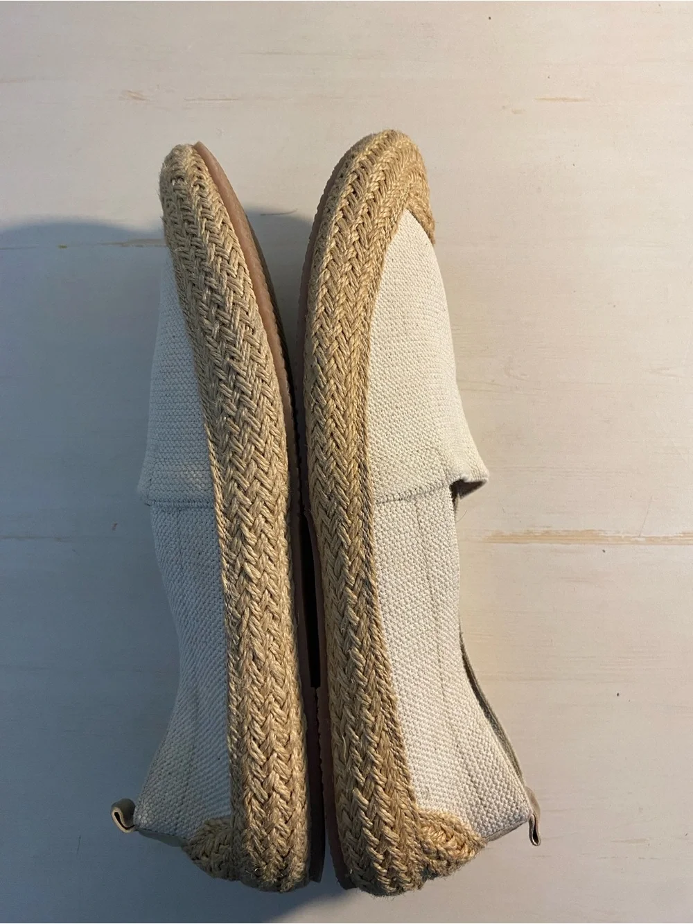 *Made in Italy* Italigente Men's Casual Canvas Slip-On Espadrilles in Natural